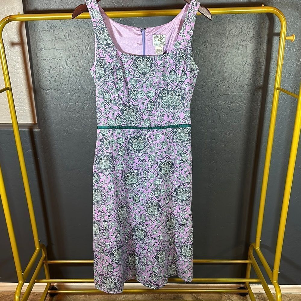 Tabitha Pink and Blue Floral Dress‎